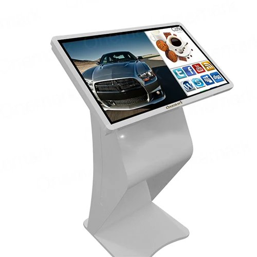 32 Inch K Type Information Digital Signage Kiosk For Hospital/Bank/Shopping Mall