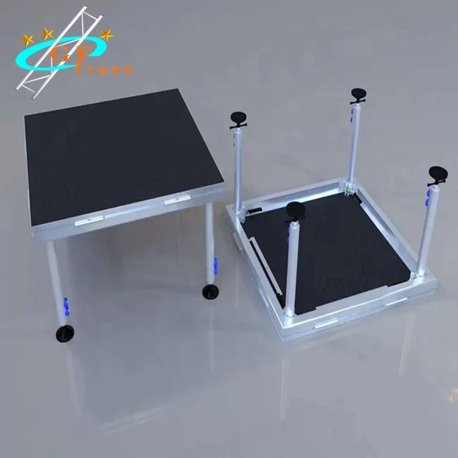  Сценическая платформа алюминиевая уличная подвижная