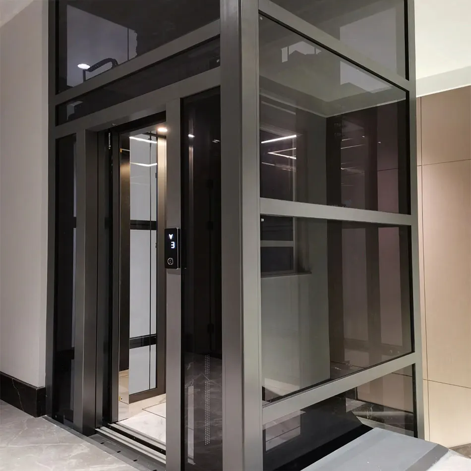 400kg 3 floors mini small circular compact home electric lift residential table lifting elevator price for home
