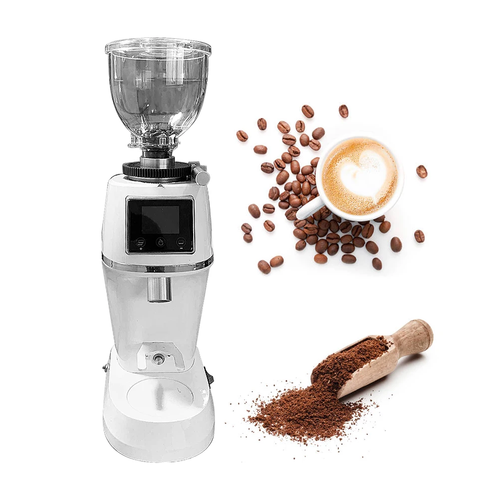 New Arrival 60Mm Conical Burr Electric Single Dose Espresso Coffee Grinder 60mm Titanium Burr Coffee Bean Grinder