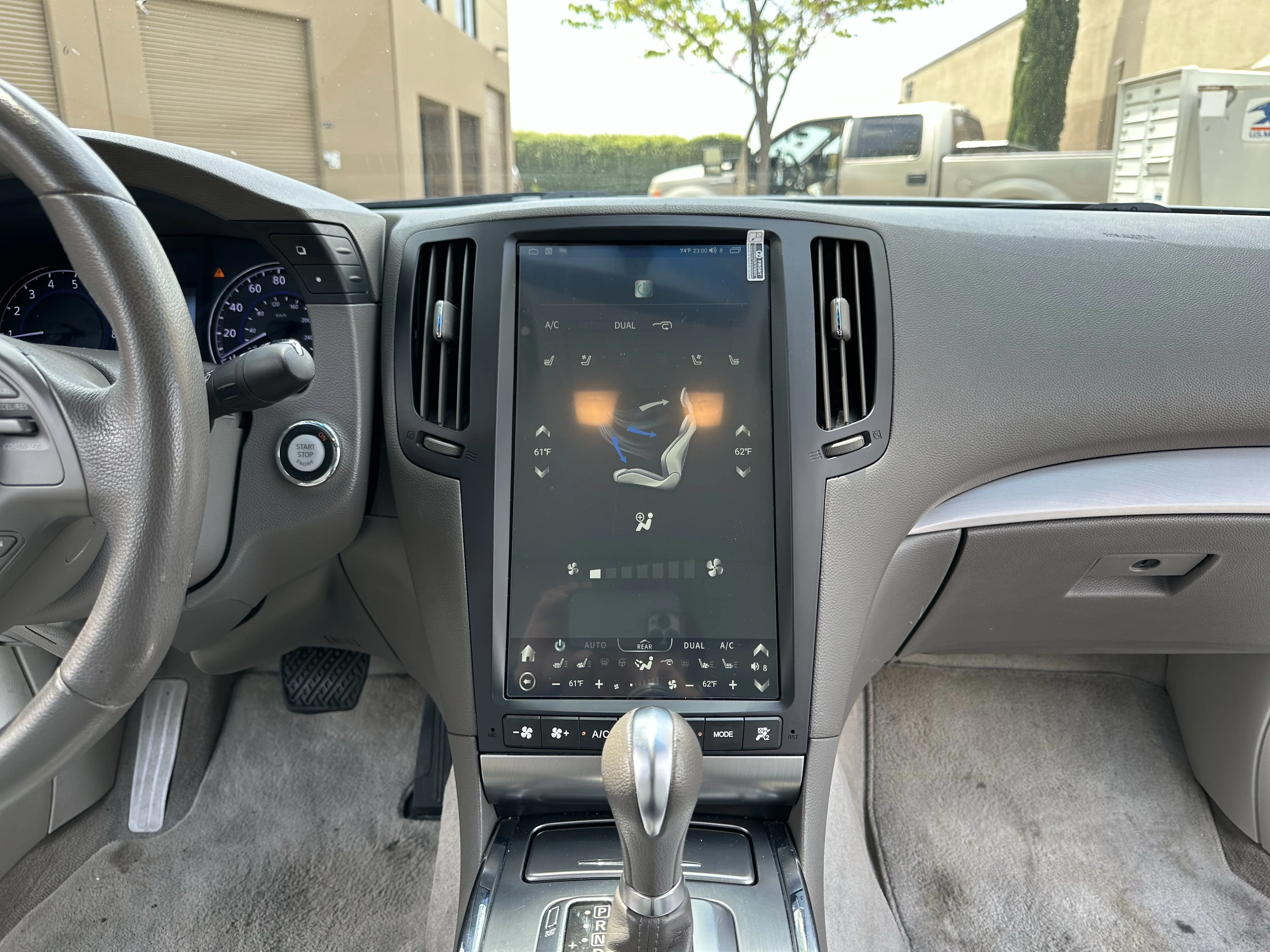 13.6 inch Car DVD Carplay Gps Navigation Vertical Touch Screen Auto Android Head Unit Radio For Infiniti G35 G37 Q40 Q60