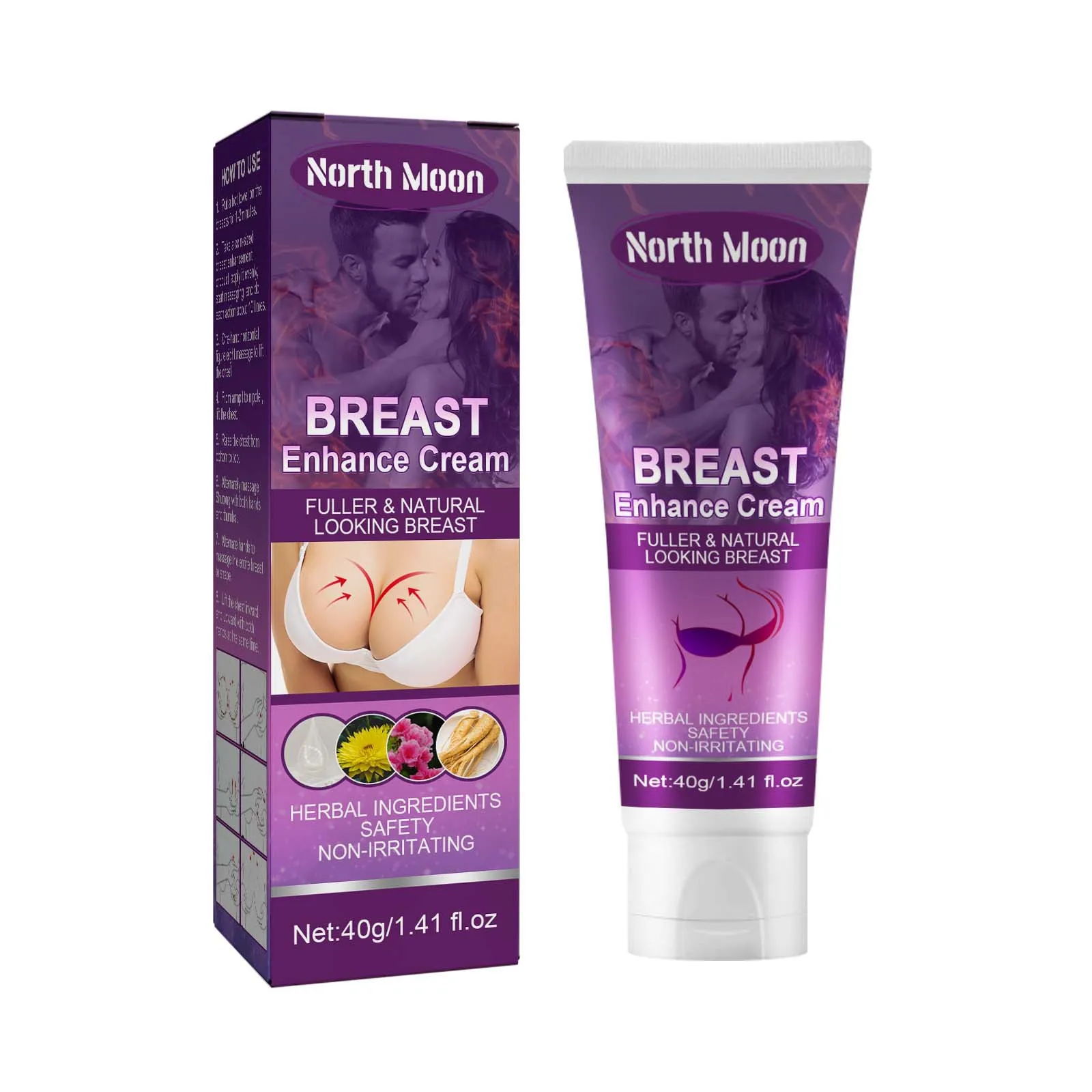 North Moon Breast Cream Firming plump breasts rich charm breast care firming  massage Enlargement Essential Oil