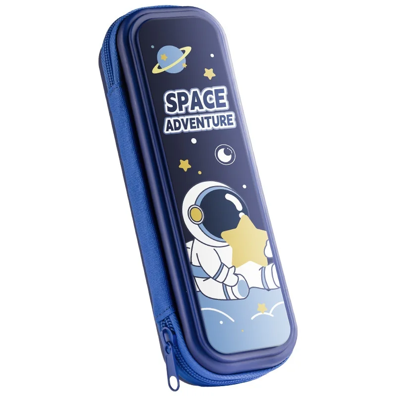 2024 модный мультяшный пенал большой емкости канцелярский ящик для девочек и мальчиков из кожи EVA учеников начальной школы