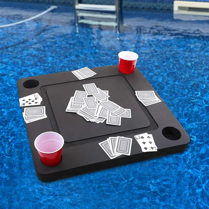 In Pool Poker Floating Tray For Wate Game  Swimming Pool  Eva Floating Tray Soleil Pool Float Beverage Tub In-water