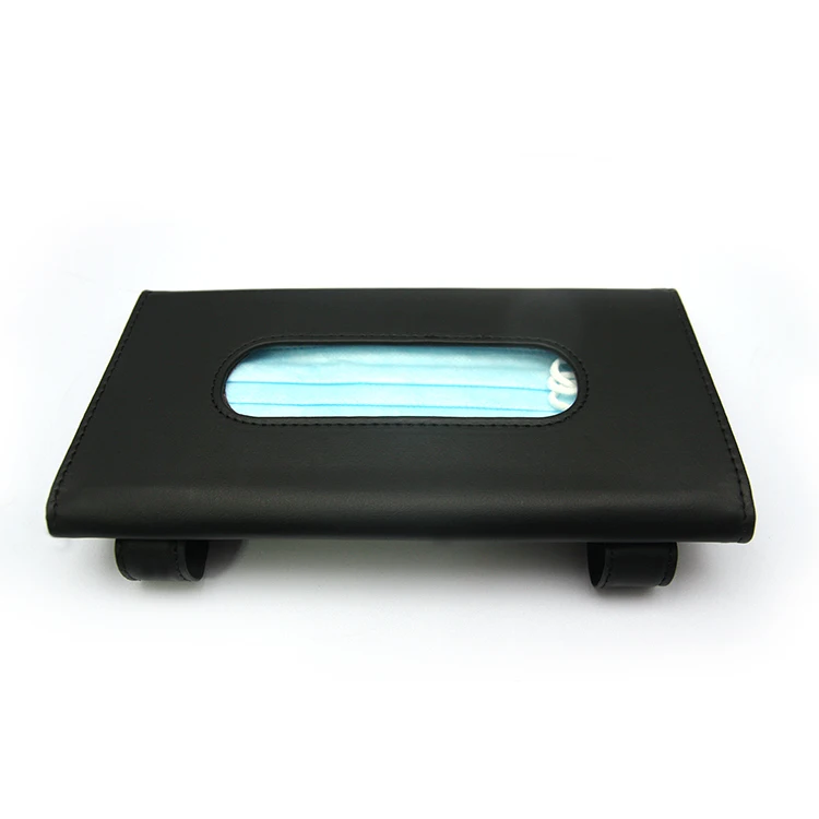 Customized car tissue box sun shading tissue box leather bracket cover mask box cover