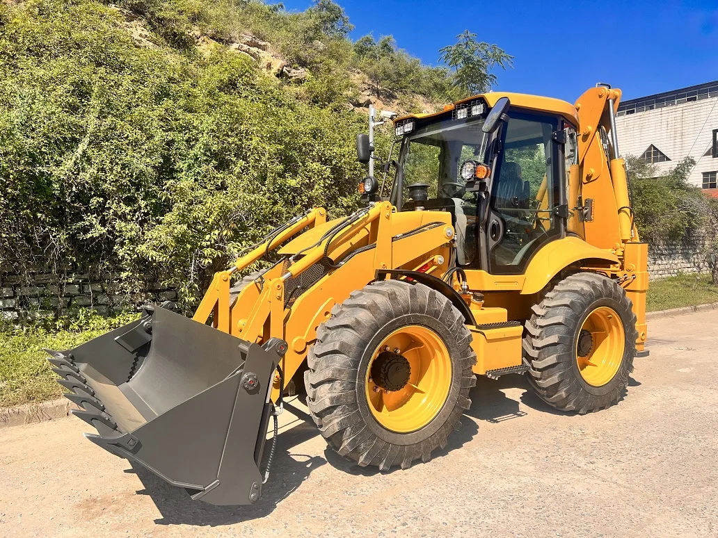 Epa Engine backhoe loader JCB 3DX 4x4 wheel Equal to JCB 3CX 4CX backhoe excavator loader for sale cheap price