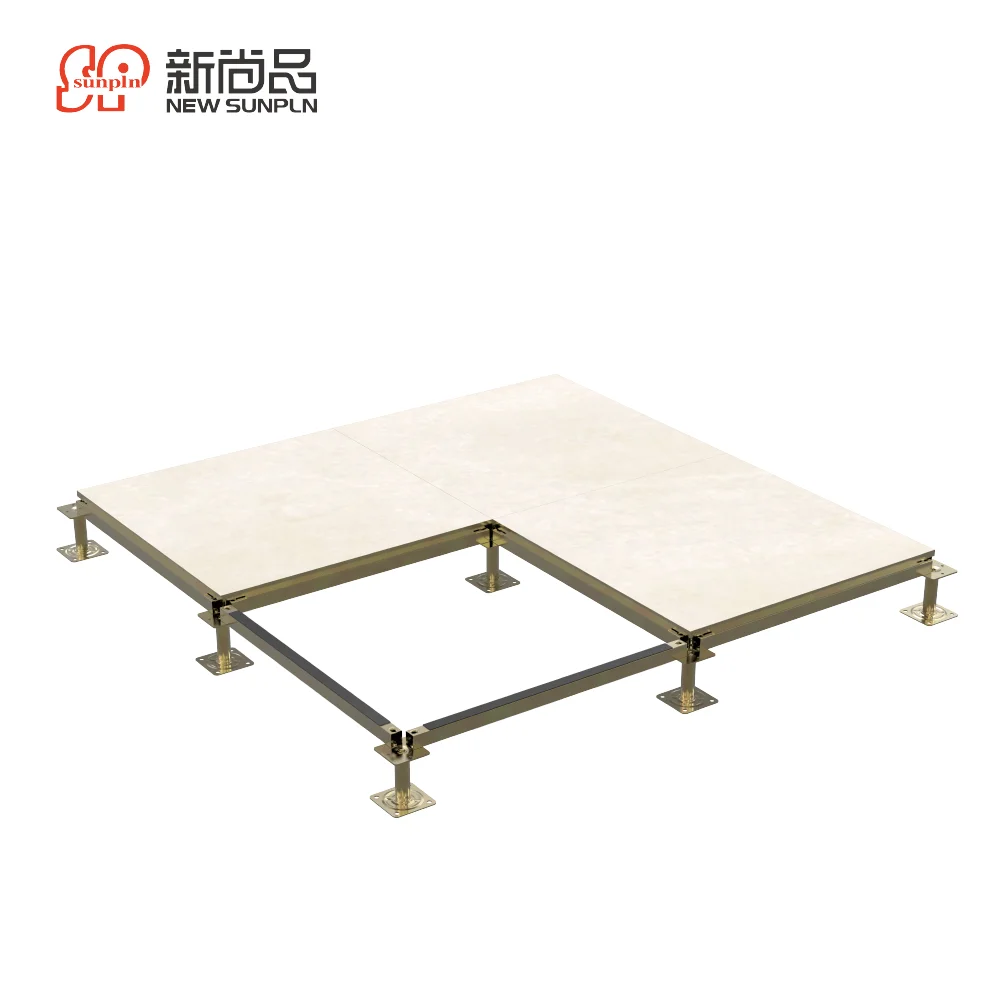 600mm computer room all steel anti-static ventilation raised floor for data center infrastructure perforated panel