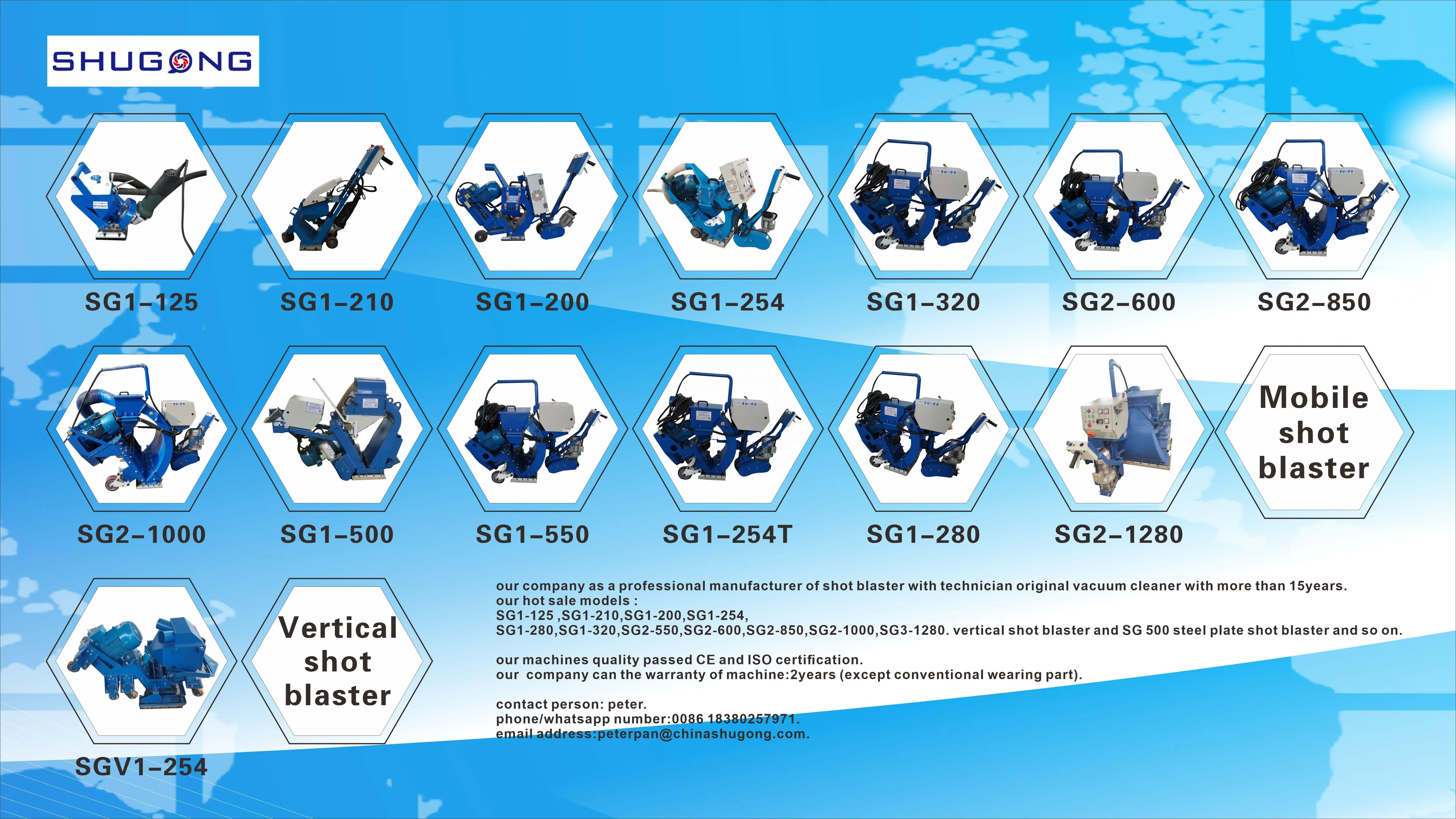 Factory outlet 12 months warranty CE /ISO approved portable floor sand blasting cleaning equipment