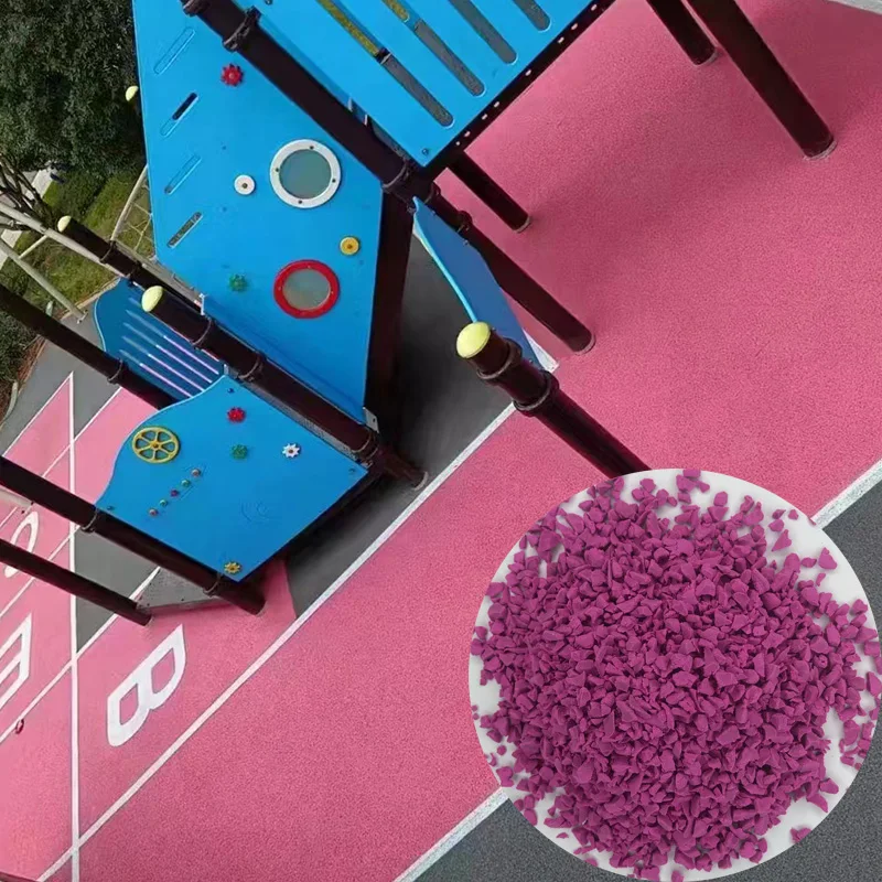 Plastic Runways Epdm Rubber Flooring Crumb Epdm Rubber Granule Premium Epdm For Running Track and Playground Swimming Pool Decks