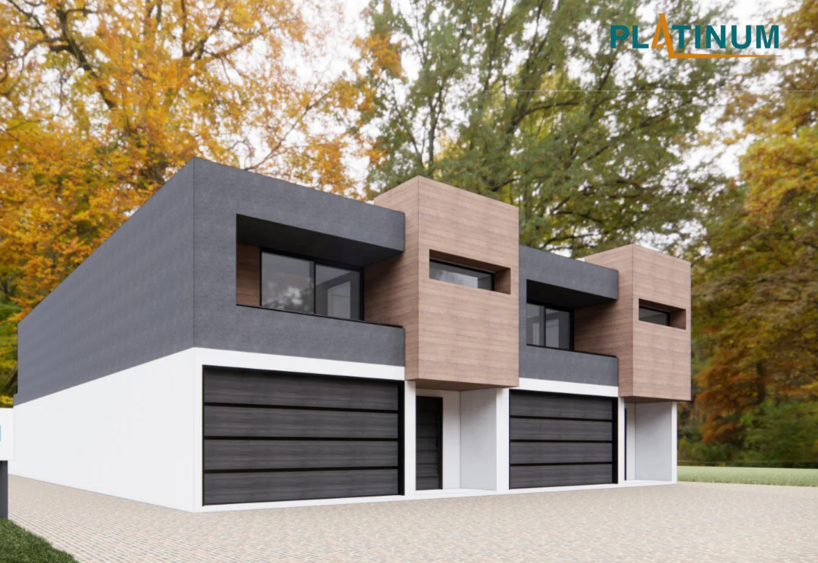 Steel Structure Modern Style High Quality Luxury Light Steel Building Prefab Townhouse Apartment