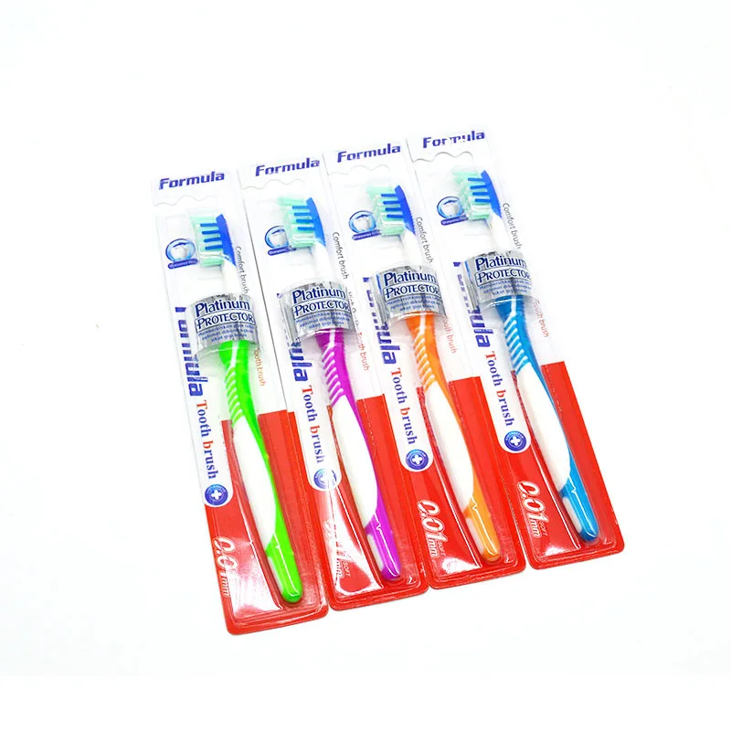 Free sample CE ISO approved massage gum custom plastic manual toothbrush