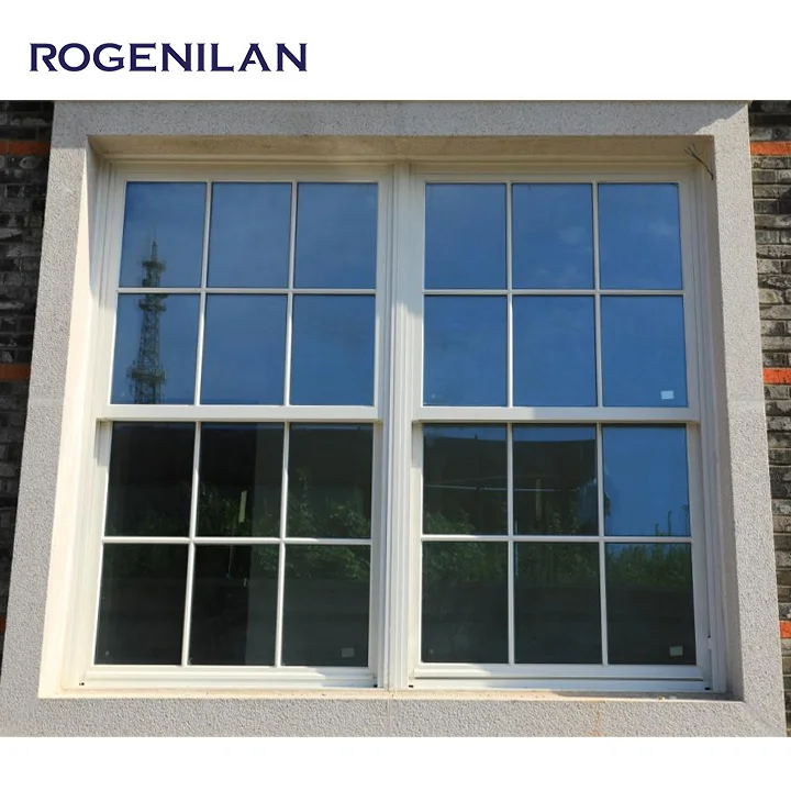 Aluminum windows aluminum frame Vertical sliding Windows hung window