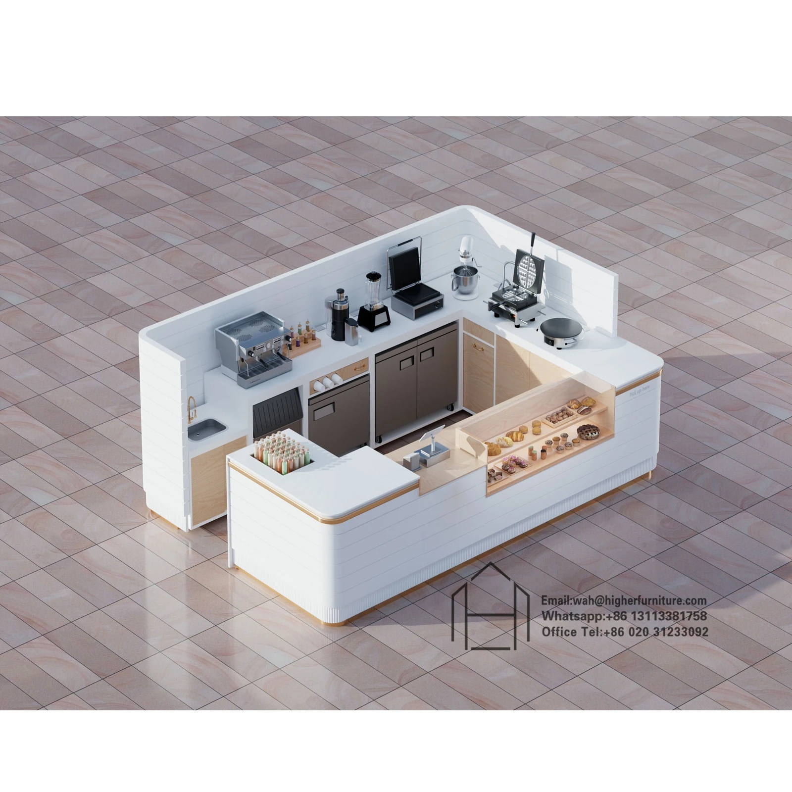 Кофейный киоск для дома современный бар напитков со стойкой витрина мебели деревянный мобильный еды торгового центра