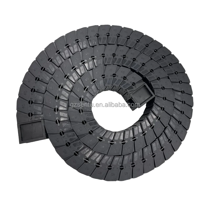 High Quality Plastic Carrier Chain Conveyors Machine Drag Chain for Inkjet Plotter Spare Parts
