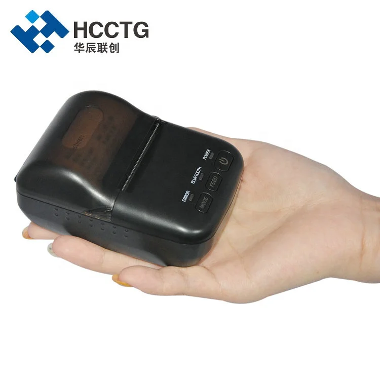 Маленький BT принтер Android USB + Bluetooth 58 мм тепловой карманный маленький для