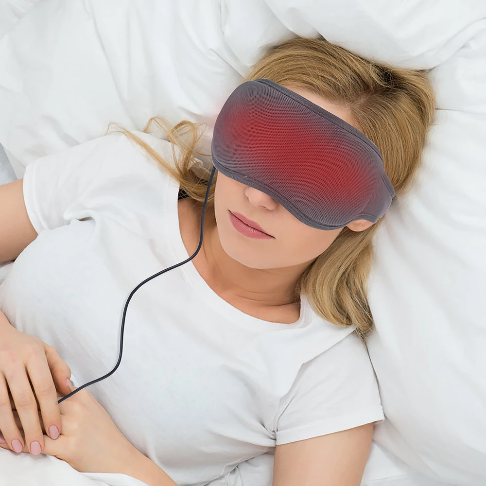 Pakcare USB Electric 3D Weighted Heating Eye Mask