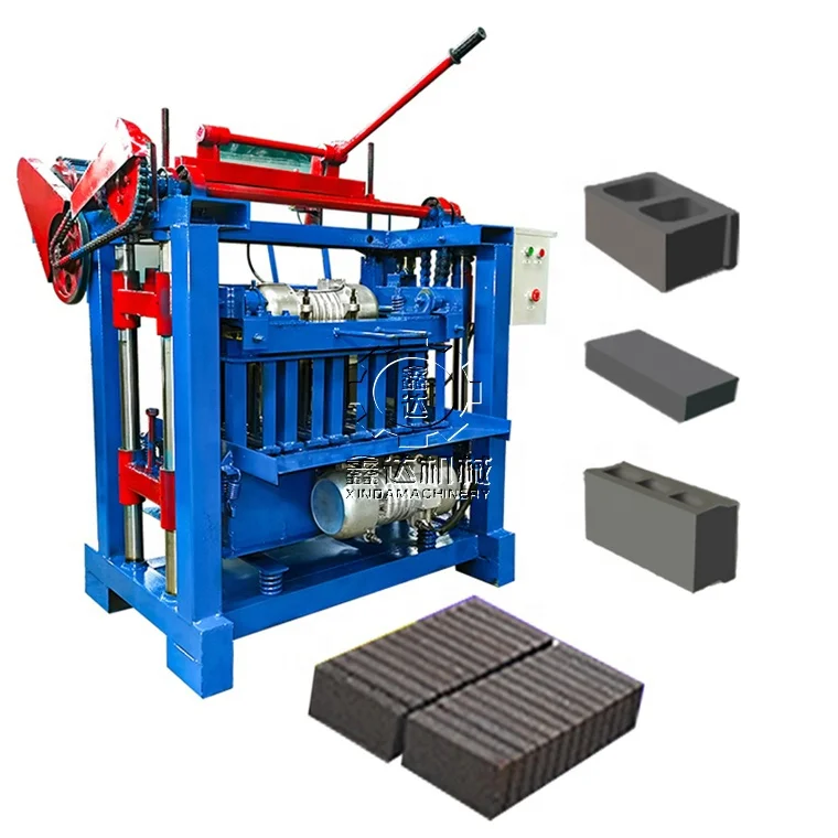 popular block machine produce concrete blocks high efficiency hand operation brick block making machine for sale
