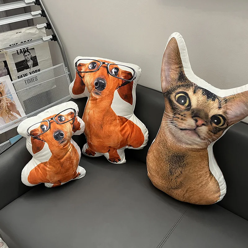 Нет минимального заказа недорогая подушка Dakimakura неправильной формы с вашим дизайном в форме животного