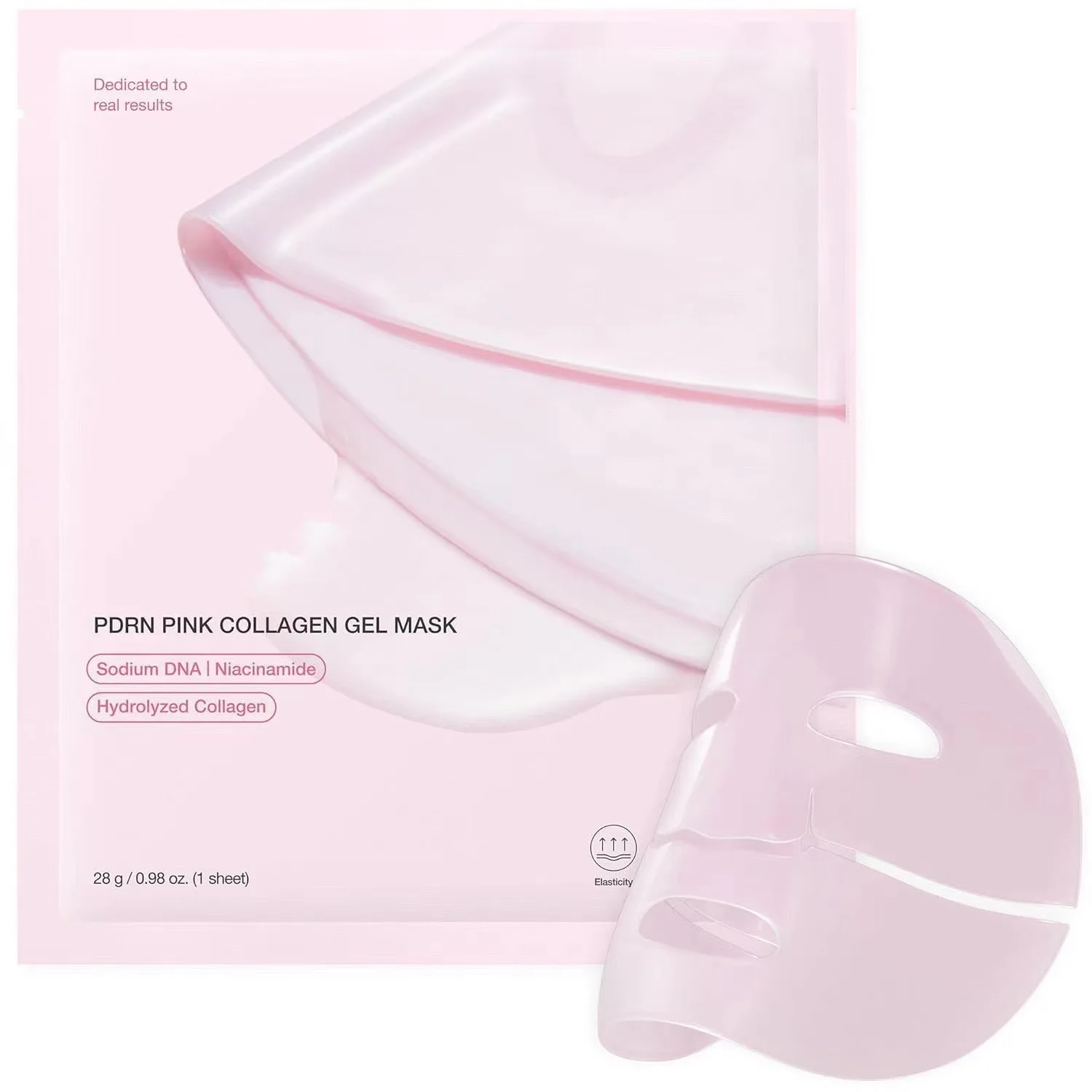 OEM Private Label Organic Cruelty Free Bio Collagen Mask Anti Wrinkle Day and Night Skin Care Hydrogel Pink Bio Mask