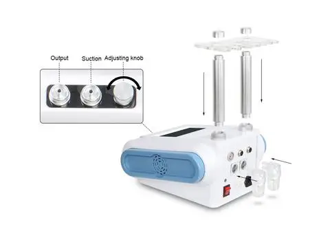 New 5 In1 Smart RF Bio Vacuum Roller Face Lifting Microdermabrasion Spray Machine