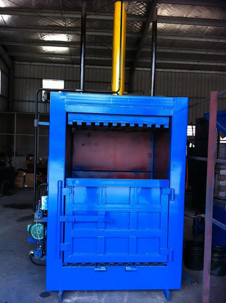 baling press straw, cotton, waste paper bagging machine with Reliable Quality hydraulic pressed baling machine