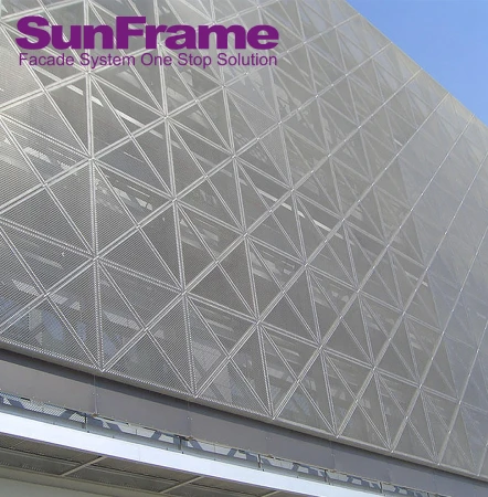 High Quality Customized 3D Pattern Aluminum Facade Panel Modern Exterior Building Wall Cladding Solid Aluminum Hotels Malls