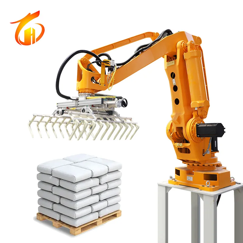 Long hai  15kg 20kg 25kg 30kg 50kg Bag Automatic Packaging Line Bag Palletizer Robot