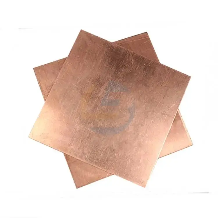 Good Quality Customized 99.99 Pure Bronze Pure copper plate 2mm 3mm 4mm copper sheet in different sizes