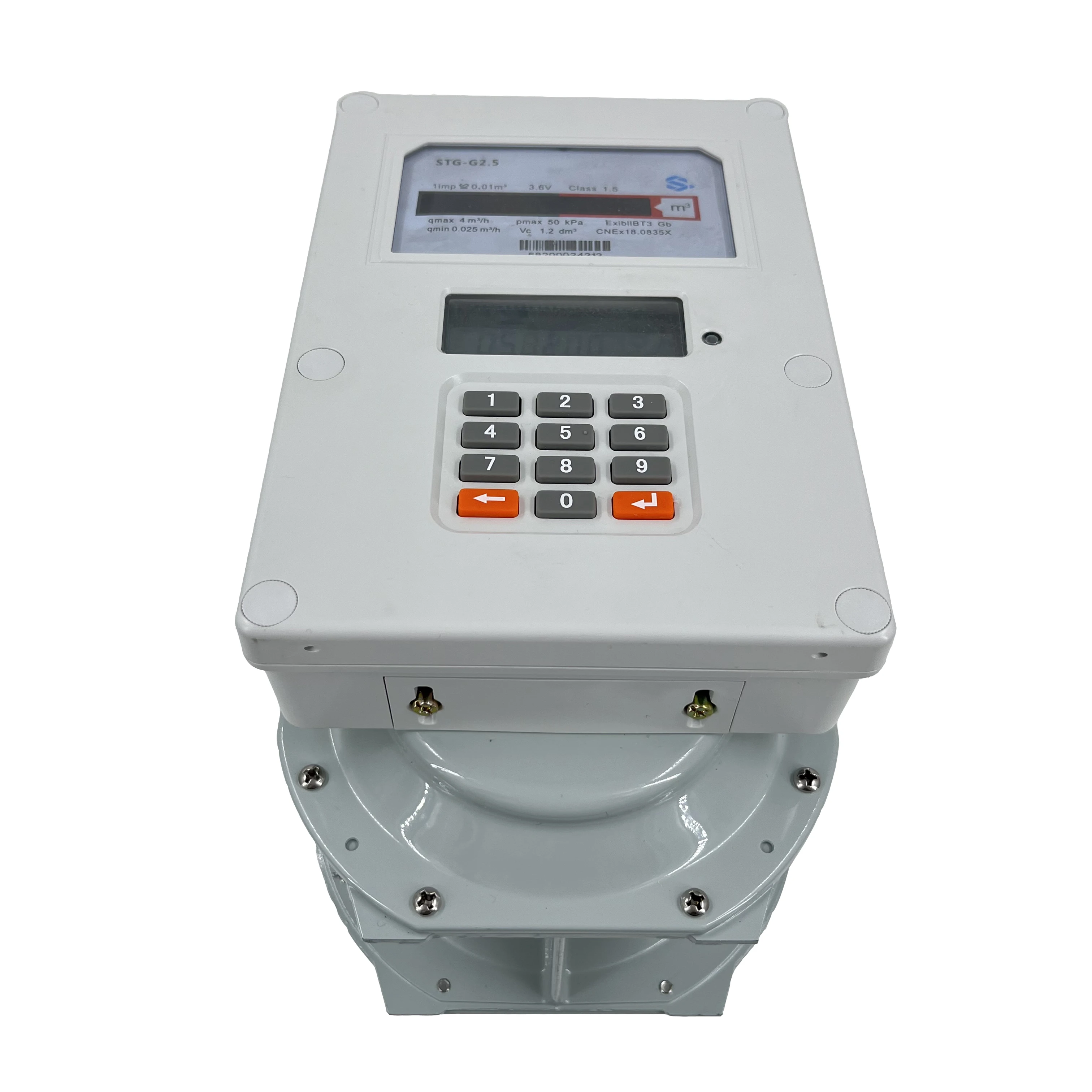 Oem Customized Support Hot Selling Effectively Controllable G1.6/G2.5 Aluminum Body Prepaid Gas Meter