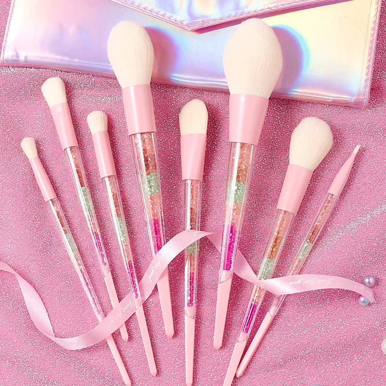 
Makeup Brush Tool Glam Colorful Trending Print Soft Bling Pink Crystal Pastel Vegan Synthetic Makeup Brushes Makeup Brush Tool Glam Colorful Trending Print Soft Bling Pink Crystal Pastel Vegan Synthetic Makeup Brushes