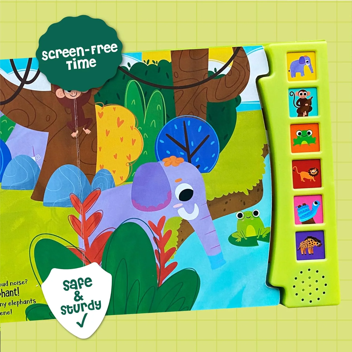 Custom Design Push Button Sound Book Multiple Nursery Rhymes Musical Book Child Song Books