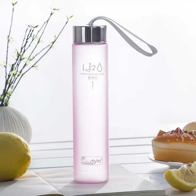 wholesale 280ml Plastic Water Bottle Thin and Long Bottle Stick Bottle