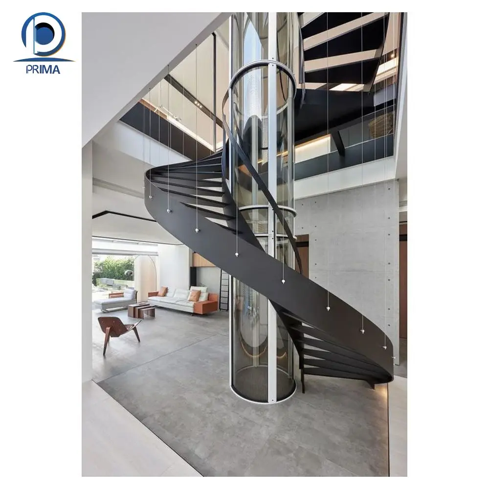 Prima Cheap Price Outdoor Modern Banister Metal Veranda Porch Stair Stainless Steel Flat Bar Railing