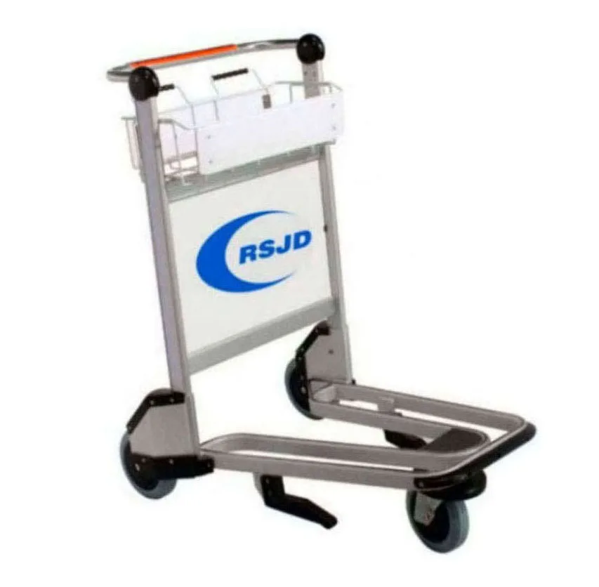 Airport Trolley Manufacturer Aluminum Luggage Cart Trolley With Brake