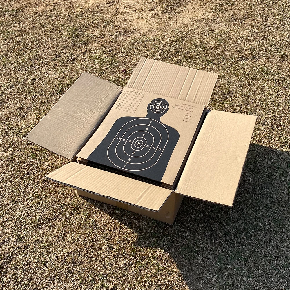 Professional Archery Target Paper Three-layered Steel Tile with Plastic Feather for Compound Recurve Bows Bamboo Shaft Shooting
