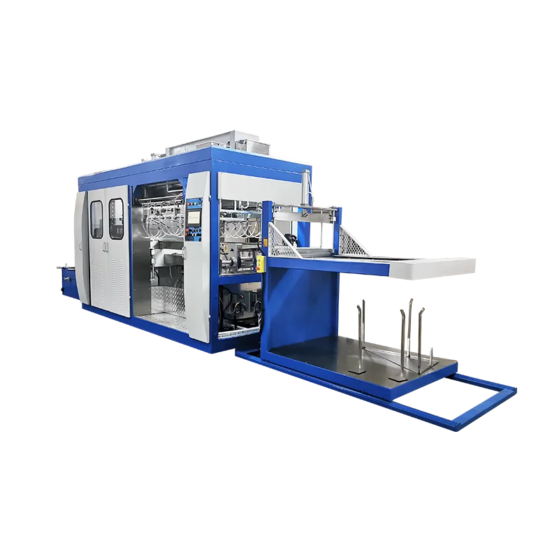 PLC Automatic PS Food Container Disposable Plastic vacuum Forming Machine