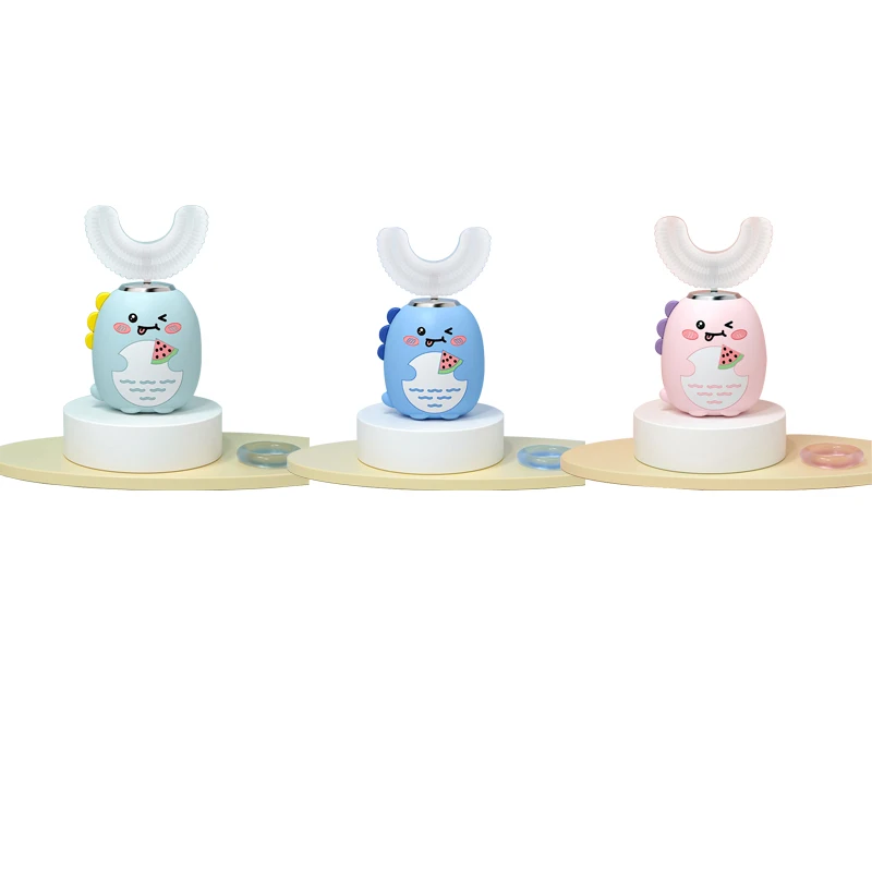 BETTERS OEM Electric Toothbrush Kids Music Soft Silicone U-shape Toothbrush USB Recharging IPX7 Waterproof Custom Kids Tooth