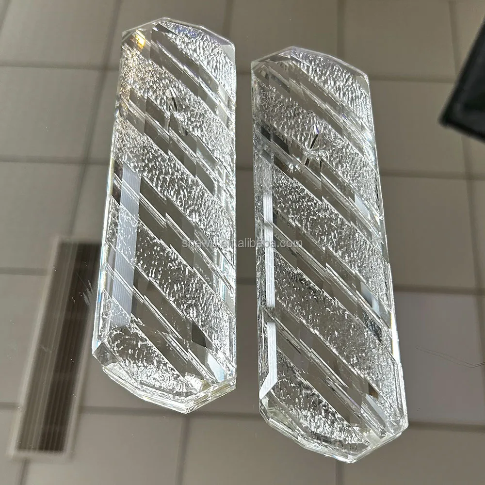 Luxury antique Clear Cut Pendant light Baroque Crystal Chandelier spare Parts