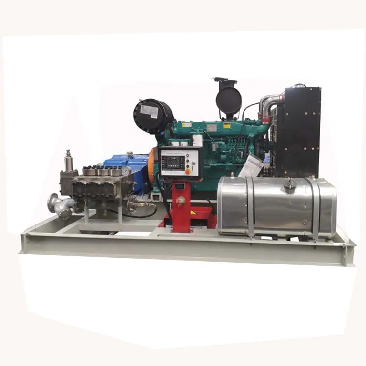 Heat exchanger tube water jetting cleaning machine high pressure water jet blaster