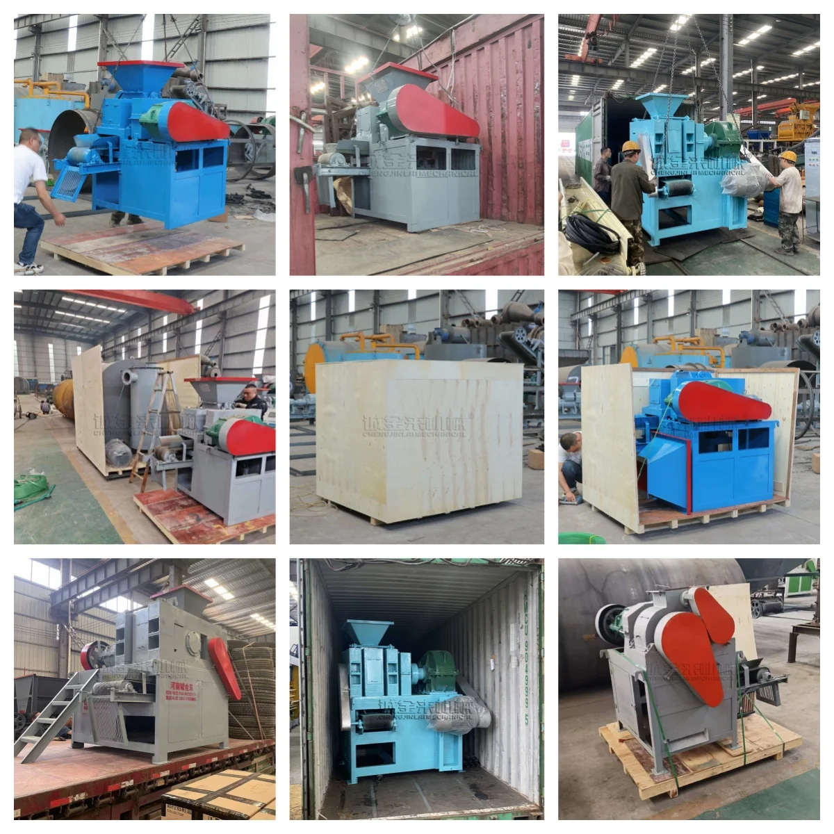 High Production Long Briquette Burning Coal Powder Briquetting Machine Bbq Charcoal Balls Pressing Machine