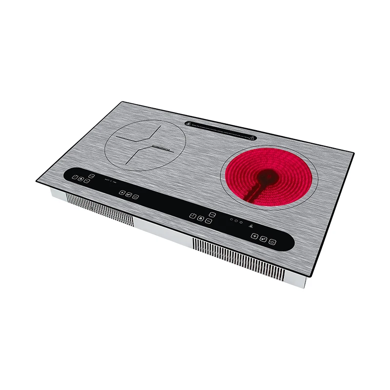 OEM 2800W 8 Power Level Touch Control Induction Infrared Cooker Double Heater Induction Cooker