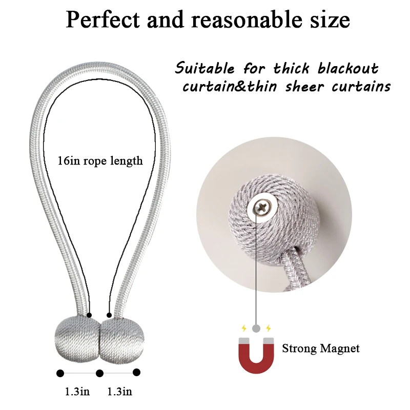 
Magnetic curtain tie back,hooks,curtain tieback 