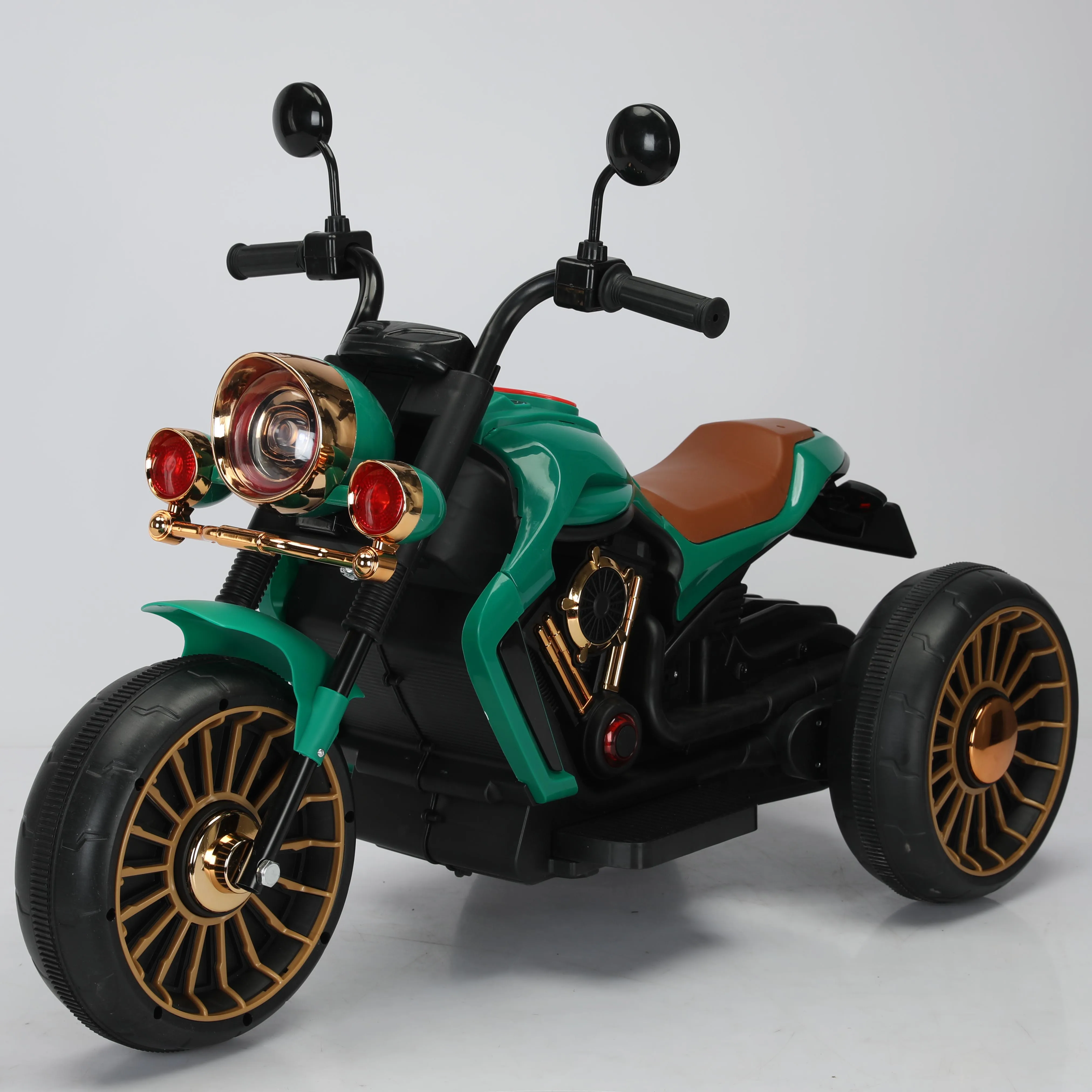 Recharged Motor Tricycle for Kids Children Electric Motorcycle with 3 Wheels Music