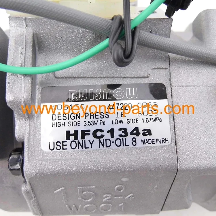 PC200-7 PC200-8 Excavator Parts AC Compressor 20Y-810-1260
