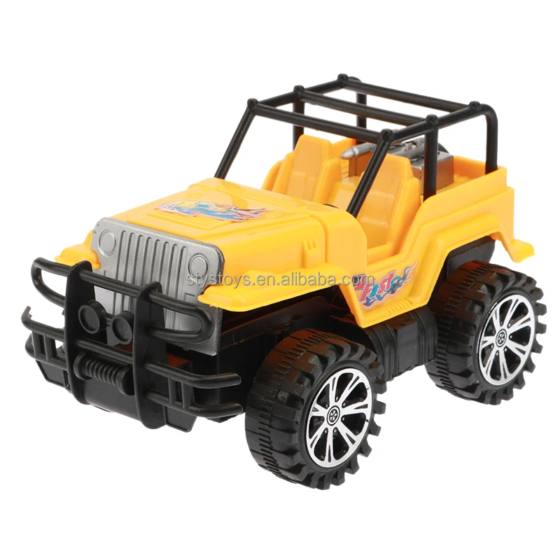 Friction Power Off-Road Vehicle 4 Colors Mix Pack 20CM Inertial Urban Explorer Truck Toy Car
