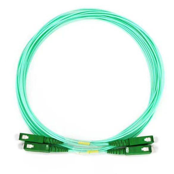 3.5M sc lc upc green indoor fiber optic cable patch cord 1.6mm spool length