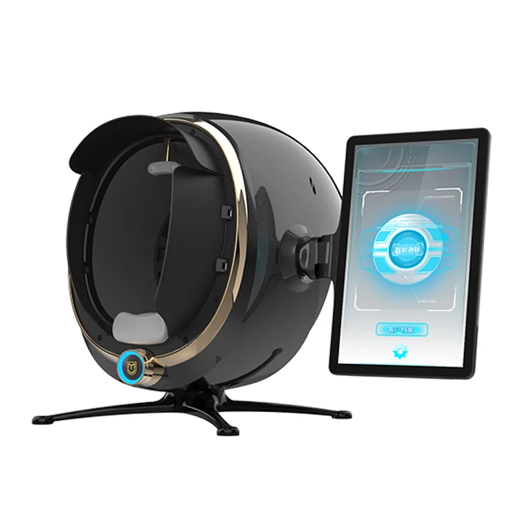 Moji AI profession intelligent imager face test scanner device 3d facial skin camera analyzer machine skin analysis machine