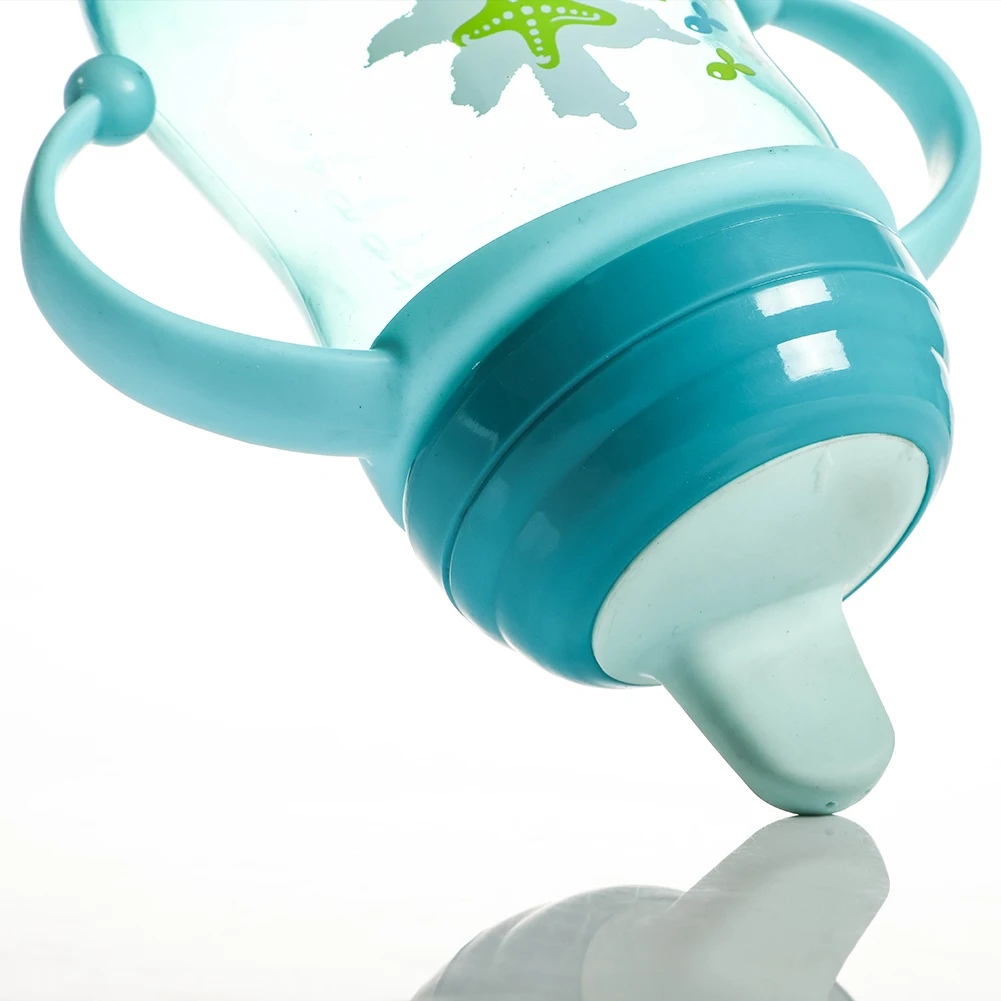 Оптовая продажа, Детская Бутылочка широкого размера с защитой от коликов, безопасная бутылочка из полипропилена для кормления и питьевой воды