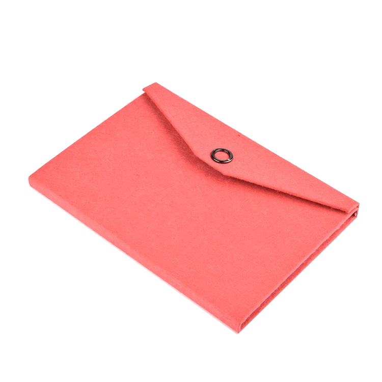 New Design Luxury Fabric Notebook Velvet Notebook with Fastener