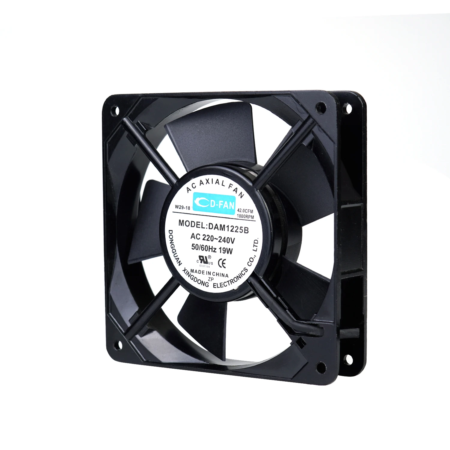 AC axial fan 120* 120 *25mm 110v 220v 1225 ac cooling fan for refrigerator